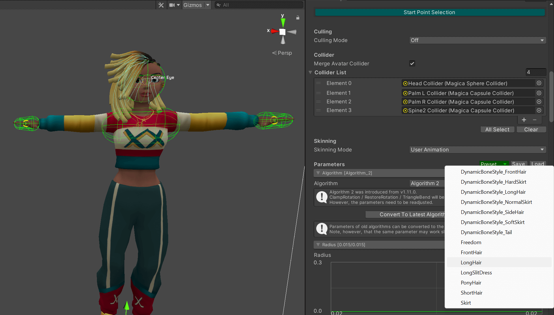 Flipside Creator Tools - Select preset