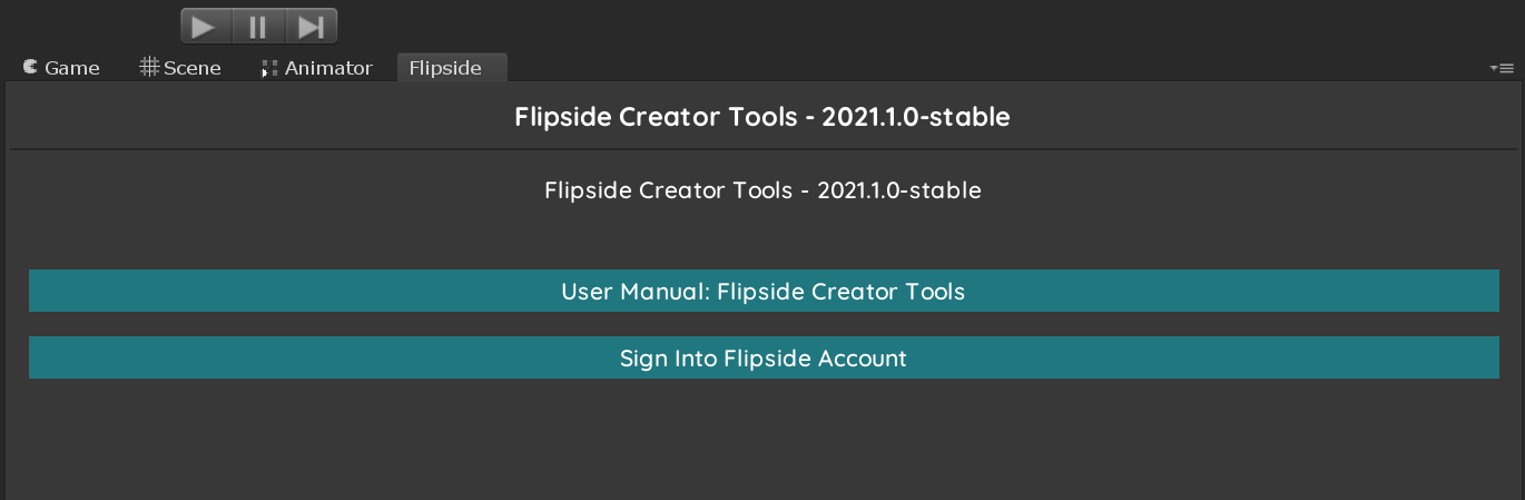 Flipside Creator Tools - Sign Into Flipside Account