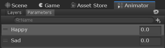 Animation parameters