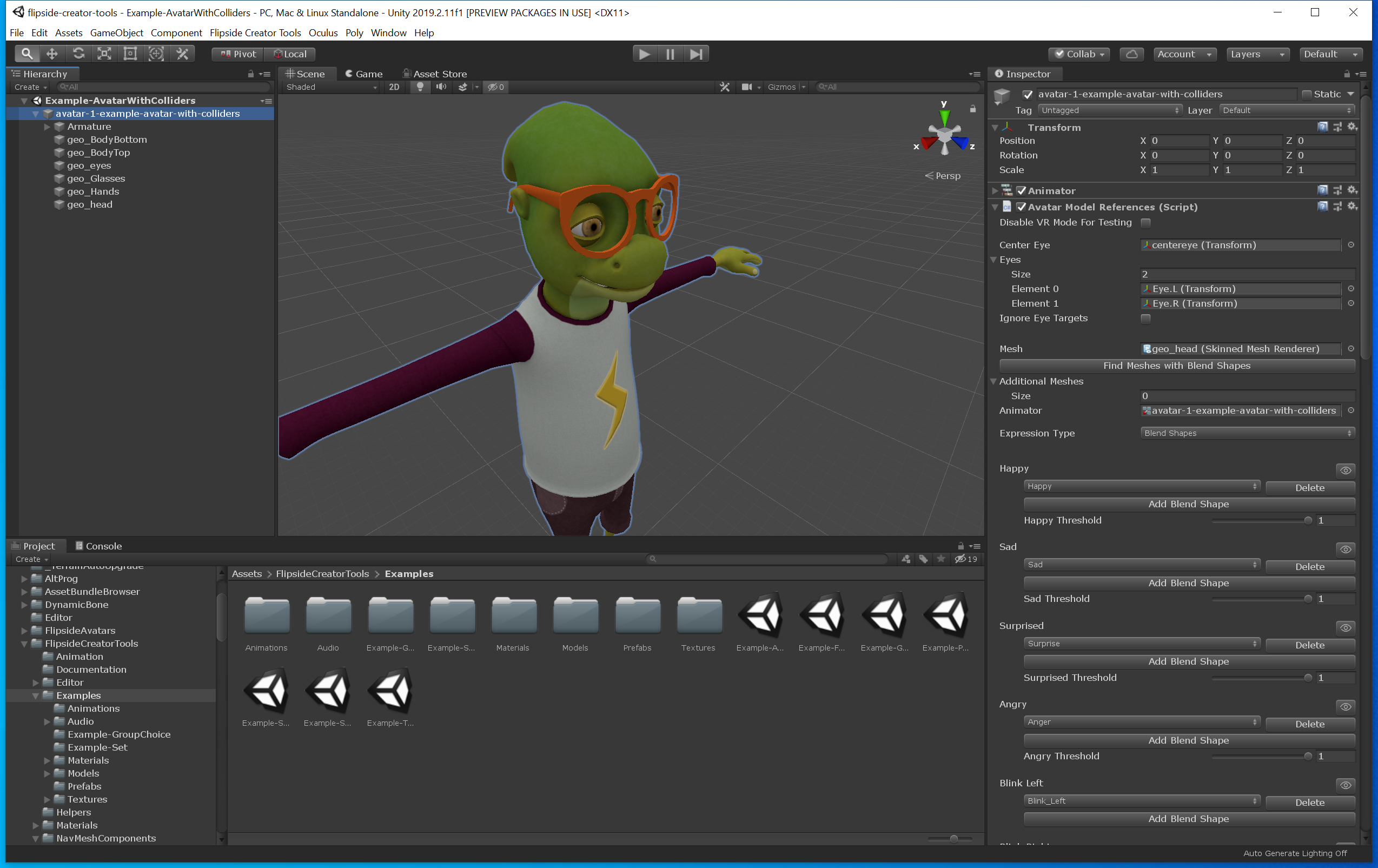 Avatar Model References