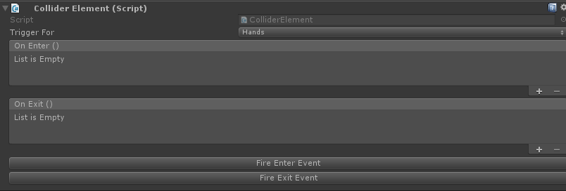 ColliderElement component