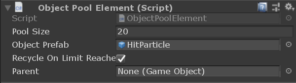 ObjectPoolElement component