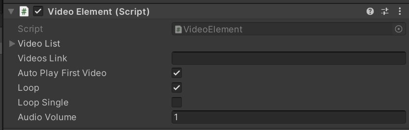 VideoElement component
